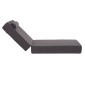 ΜΑΞΙΛΑΡΙ ΞΑΠΛΩΣΤΡΑΣ KIHEI HM21094.03 OLEFIN ΣΚΟΥΡΟ ΓΚΡΙ ΜΕ FOAM 198x70x20Υεκ