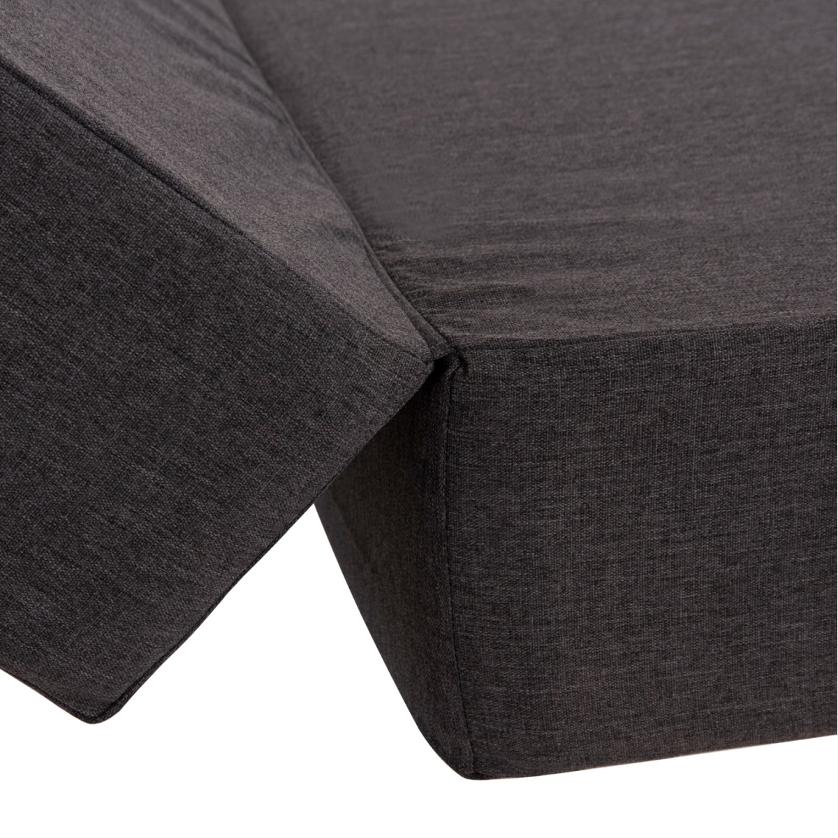 ΜΑΞΙΛΑΡΙ ΞΑΠΛΩΣΤΡΑΣ KIHEI HM21094.03 OLEFIN ΣΚΟΥΡΟ ΓΚΡΙ ΜΕ FOAM 198x70x20Υεκ