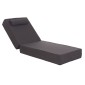 ΜΑΞΙΛΑΡΙ ΞΑΠΛΩΣΤΡΑΣ KIHEI HM21094.03 OLEFIN ΣΚΟΥΡΟ ΓΚΡΙ ΜΕ FOAM 198x70x20Υεκ
