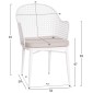 ΣΕΤ LOUNGE 3TMX ΕΞ.ΧΩΡΟΥ OREGO HM21107.02 ΑΛΟΥΜΙΝΙΟ & ΜΕΤΑΛΛΟ ΣΕ ΛΕΥΚΟ