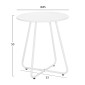 ΣΕΤ LOUNGE 3TMX ΕΞ.ΧΩΡΟΥ OREGO HM21107.02 ΑΛΟΥΜΙΝΙΟ & ΜΕΤΑΛΛΟ ΣΕ ΛΕΥΚΟ