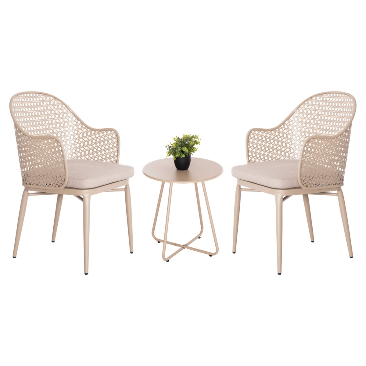 ΣΕΤ LOUNGE 3TMX ΕΞ.ΧΩΡΟΥ OREGO HM21107.03 ΑΛΟΥΜΙΝΙΟ & ΜΕΤΑΛΛΟ ΣΕ ΚΑΠΟΥΤΣΙΝΟ