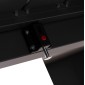 ΣΕΤ ΤΡΑΠΕΖΑΡΙΑΣ ΕΞ.ΧΩΡΟΥ 7ΤΜΧ KRUM HM21150 ΣΚΟΥΡΟ ΓΚΡΙ ΑΛΟΥΜΙΝΙΟ-P.E.TWISTED RATTAN