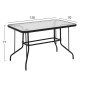 ΣΕΤ ΤΡΑΠΕΖΑΡΙΑΣ 5ΤΜΧ ADAM HM21160 ΚΑΡΕΚΛΕΣ ΑΛΟΥΜΙΝΙΟΥ & ΤΡΑΠΕΖΙ 120x70 ΓΚΡΙ