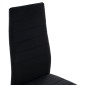 ΣΕΤ ΤΡΑΠΕΖΑΡΙΑΣ 5ΤΜΧ MINIMAL HM21173 MDF TOP ΜΑΥΡΟ-ΒΕΛΟΥΔΟ & ΜΕΤΑΛΛΟ ΜΑΥΡΟ
