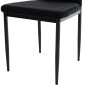 ΣΕΤ ΤΡΑΠΕΖΑΡΙΑΣ 5ΤΜΧ MINIMAL HM21173 MDF TOP ΜΑΥΡΟ-ΒΕΛΟΥΔΟ & ΜΕΤΑΛΛΟ ΜΑΥΡΟ