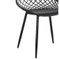 ΣΕΤ ΤΡΑΠΕΖΑΡΙΑΣ 5ΤΜΧ LIO HM21175 MDF TOP & ΠΟΛΥΠΡΟΠΥΛΕΝΙΟ ΣΕ ΜΑΥΡΟ