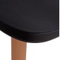 ΣΕΤ ΤΡΑΠΕΖΑΡΙΑΣ 5ΤΜΧ MINIMAL HM21178 MDF TOP ΣΕ ΜΑΥΡΟ-ΣΚΕΛΕΤΟΣ ΣΕ ΦΥΣΙΚΟ ΞΥΛΟΥ