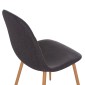 ΣΕΤ ΤΡΑΠΕΖΑΡΙΑΣ 5ΤΜΧ MINARDO HM21179 MDF TOP ΣΕ ΜΑΥΡΟ--ΣΚΟΥΡΟ ΓΚΡΙ ΥΦΑΣΜΑ