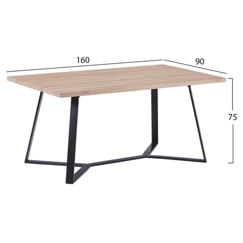 ΣΕΤ ΤΡΑΠΕΖΑΡΙΑΣ HM11182 5ΤΜΧ ΤΡΑΠΕΖΙ ALDWIN MDF & ΚΑΡΕΚΛΕΣ IVY ΚΥΠΑΡΙΣΣΙ ΒΕΛΟΥΔΟ