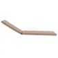 ΜΑΞΙΛΑΡΙ ΞΑΠΛΩΣΤΡΑΣ TEXTILENE 600gr/m2 2X1 SIFNOS ΜΟΚΑ HM11234.04T 196(117+1+78)x58x6 εκ.