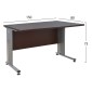 ΣΕΤ ΓΡΑΦΕΙΟΥ 2ΤΜΧ ΣΕ ΧΡΩΜΑ WENGE HM10214.02