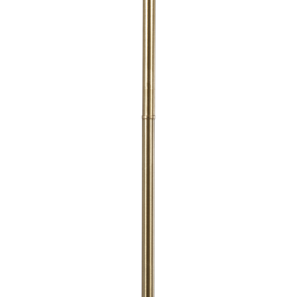 GloboStar® HUDSON 00500 Μοντέρνο Επιδαπέδιο Φωτιστικό Μονόφωτο 1 x E27 IP20 Χρυσό Αλουμίνιο με Λευκό Πλαστικό - Μ20 x Π20 x Υ177cm