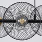 GloboStar® VERONA 00587 Μοντέρνο Κρεμαστό Φωτιστικό Ράγα Πολύφωτο 6 x E27 IP20 Μαύρο & Χρυσό Μέταλλο - Μ100 x Π28 x Υ20cm