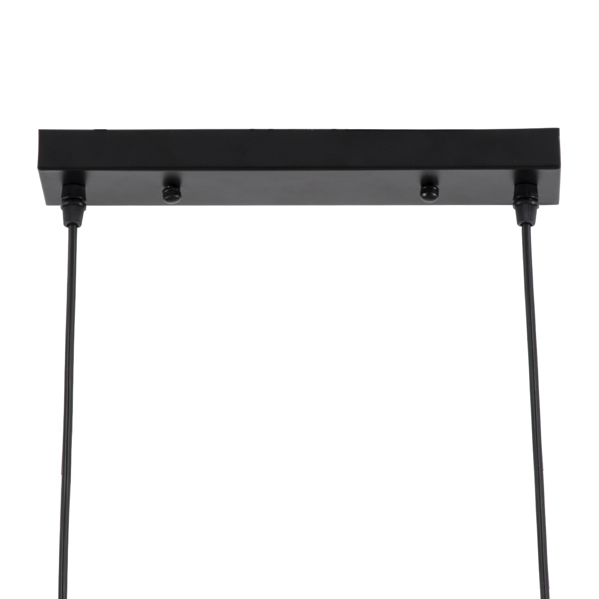 GloboStar® VERONA 00587 Μοντέρνο Κρεμαστό Φωτιστικό Ράγα Πολύφωτο 6 x E27 IP20 Μαύρο & Χρυσό Μέταλλο - Μ100 x Π28 x Υ20cm