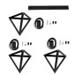 GloboStar® TRIANGLE 00621 Μοντέρνο Κρεμαστό Φωτιστικό Ράγα Τρίφωτο 3 x E27 IP20 Μαύρο Μέταλλο - Μ70 x Π22 x Y130cm