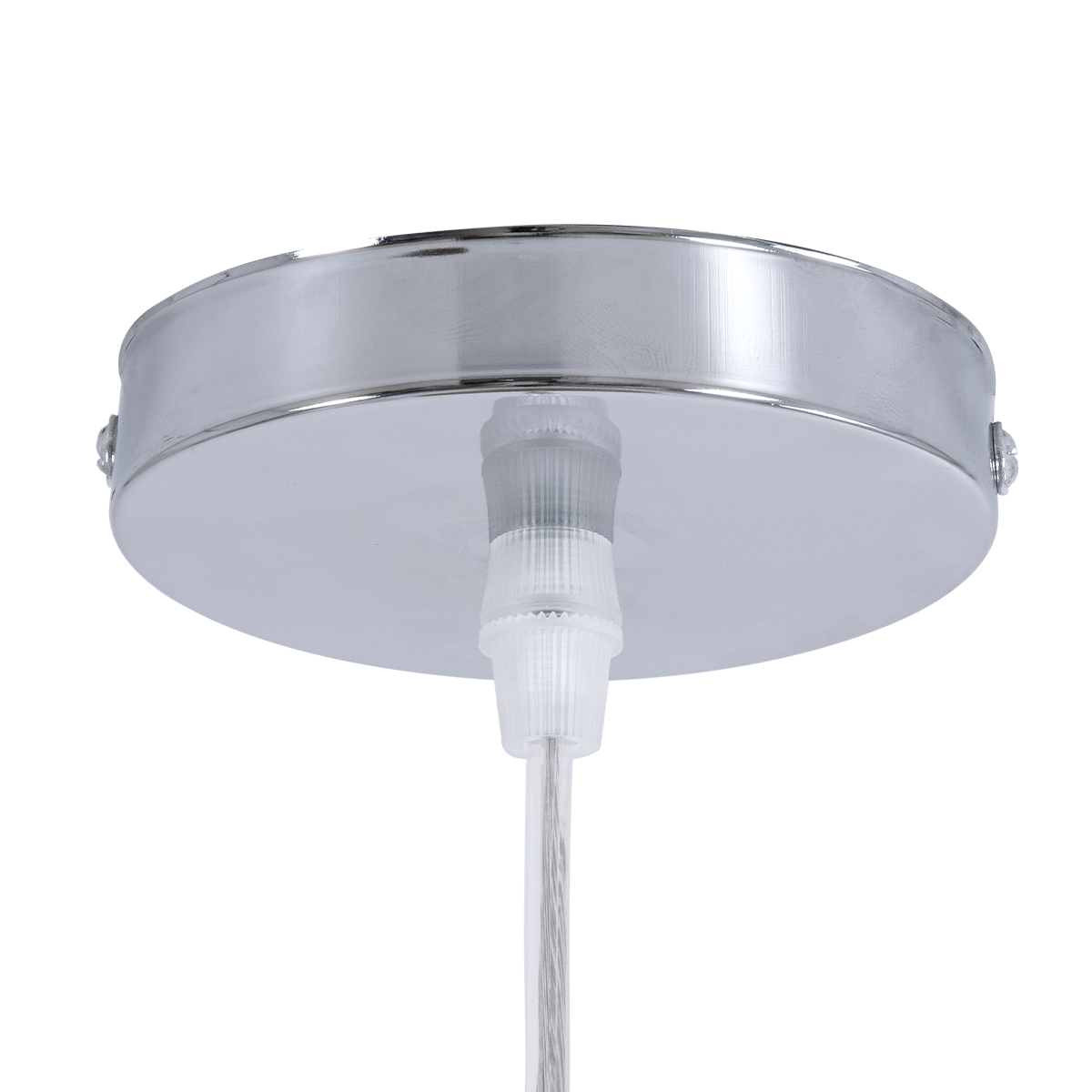 GloboStar® CALERO 00670 Boho Κρεμαστό Φωτιστικό Καμπάνα Μονόφωτο 1 x E27 IP20 Μπεζ Ξύλο - Μ60 x Π60 x Y120cm