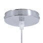 GloboStar® CALERO 00670 Boho Κρεμαστό Φωτιστικό Καμπάνα Μονόφωτο 1 x E27 IP20 Μπεζ Ξύλο - Μ60 x Π60 x Y120cm