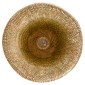 GloboStar® SAN TROPEZ 00673 Boho Κρεμαστό Φωτιστικό Πλέγμα Μονόφωτο 1 x E27 IP20 Μπεζ Ξύλο - Μ100 x Π100 x Y35cm