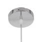GloboStar® TAHITI 00711 Boho Κρεμαστό Φωτιστικό Πλέγμα Μονόφωτο 1 x E27 IP20 Καφέ Ξύλο - Μ38 x Π38 x Υ50cm