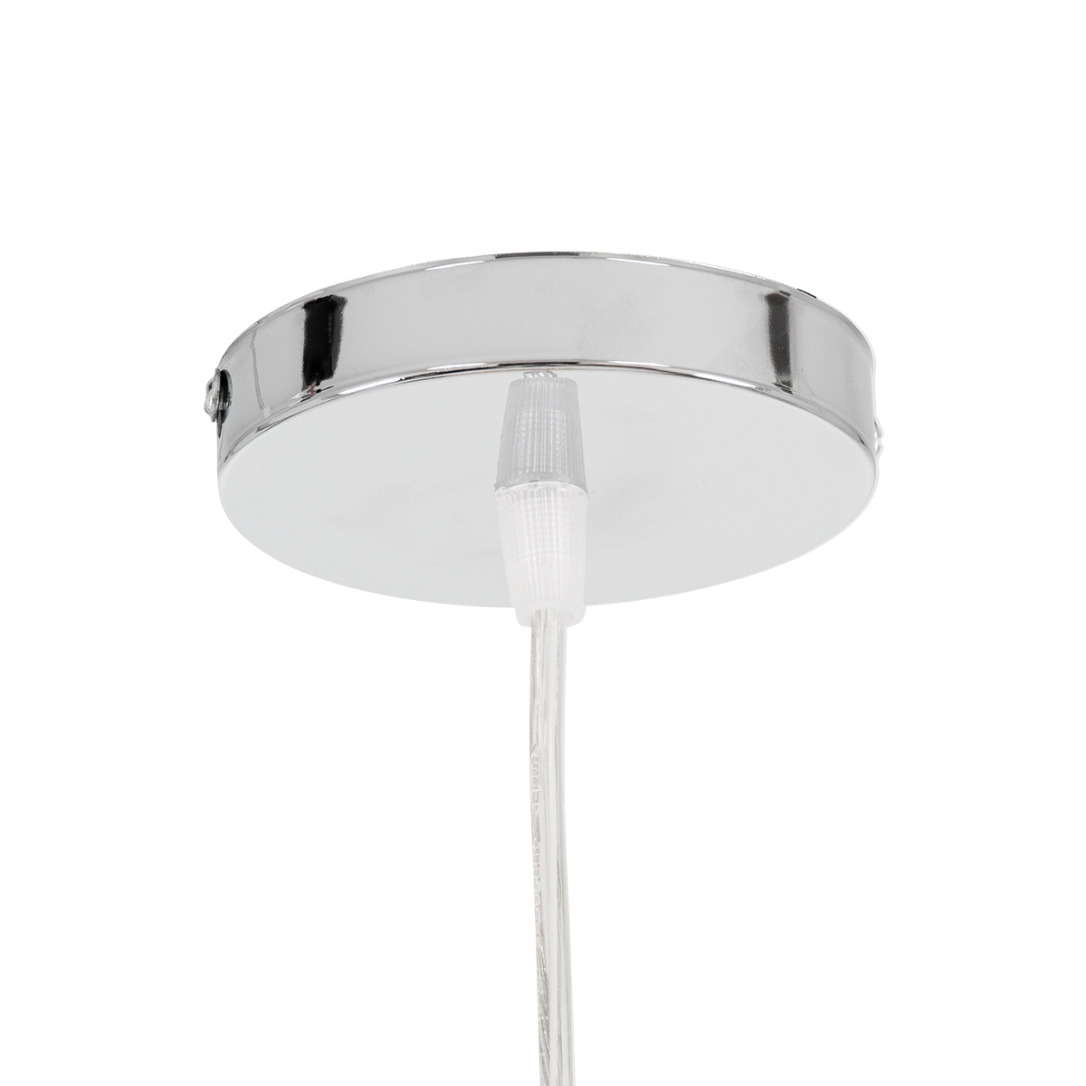 GloboStar® MANGEA 00716 Boho Κρεμαστό Φωτιστικό Πλέγμα Μονόφωτο 1 x E27 IP20 Μπέζ Ξύλο - Μ50 x Π50 x Υ34cm