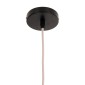 GloboStar® MEXICO 00718 Boho Κρεμαστό Φωτιστικό Ανάρτηση Μονόφωτο 1 x E27 IP20 Μπεζ Ξύλο - Μ40 x Π30 x Y18cm