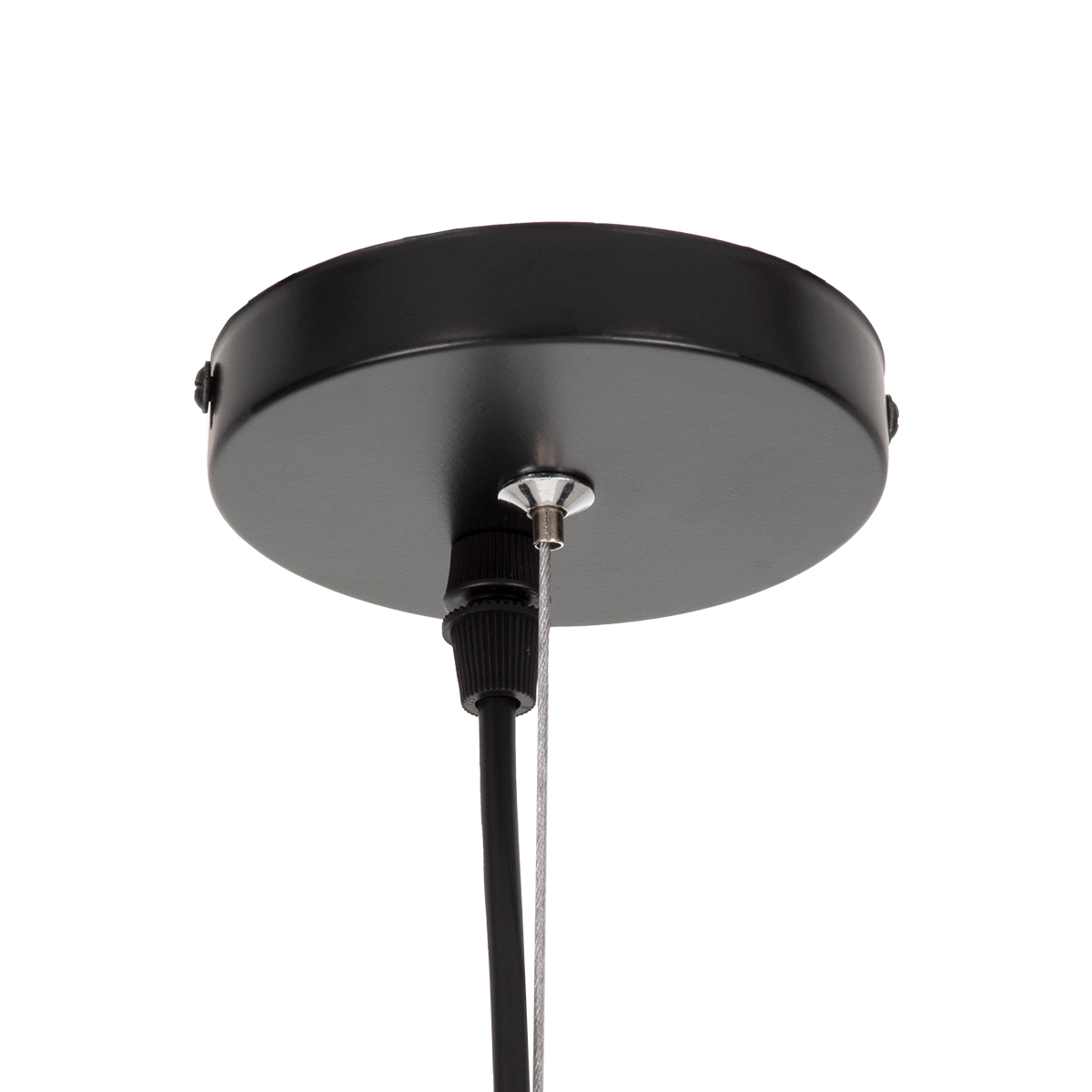 GloboStar® FREYA 00746 Μοντέρνο Κρεμαστό Φωτιστικό Ανάρτηση Μονόφωτο 1 x E27 IP20 Λευκό Γυαλί με Ασημί Μέταλλο - Μ20 x Π20 x Υ23cm