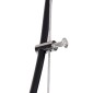 GloboStar® FREYA 00746 Μοντέρνο Κρεμαστό Φωτιστικό Ανάρτηση Μονόφωτο 1 x E27 IP20 Λευκό Γυαλί με Ασημί Μέταλλο - Μ20 x Π20 x Υ23cm
