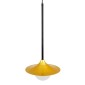 GloboStar® JOLIET 00777 Μοντέρνο Κρεμαστό Φωτιστικό Καμπάνα Μονόφωτο 1 x G9 IP20 Μαύρο & Χρυσό Μέταλλο - Μ20 x Π20 x Y43cm
