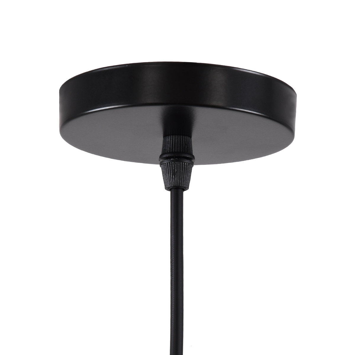 GloboStar® JOLIET 00777 Μοντέρνο Κρεμαστό Φωτιστικό Καμπάνα Μονόφωτο 1 x G9 IP20 Μαύρο & Χρυσό Μέταλλο - Μ20 x Π20 x Y43cm