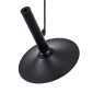GloboStar® CELEST 00789 Μοντέρνο Κρεμαστό Φωτιστικό Ανάρτηση Μονόφωτο 1 x G9 Μαύρο Μέταλλο με Λευκό Γυαλί - Μ20 x Π20 x Υ26.5cm