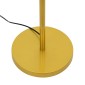 GloboStar® ASHLEY 00825 Μοντέρνο Επιδαπέδιο Φωτιστικό Μονόφωτο 1 x E27 IP20 Χρυσό Μέταλλο με Μαύρο Ύφασμα - Μ40 x Π40 x Υ148cm