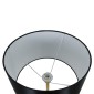 GloboStar® CEDAR 00829 Μοντέρνο Επιδαπέδιο Φωτιστικό Μονόφωτο 1 x E27 IP20 Χρυσό Μέταλλο με Μαύρο Ύφασμα - Μ40 x Π40 x Υ148cm