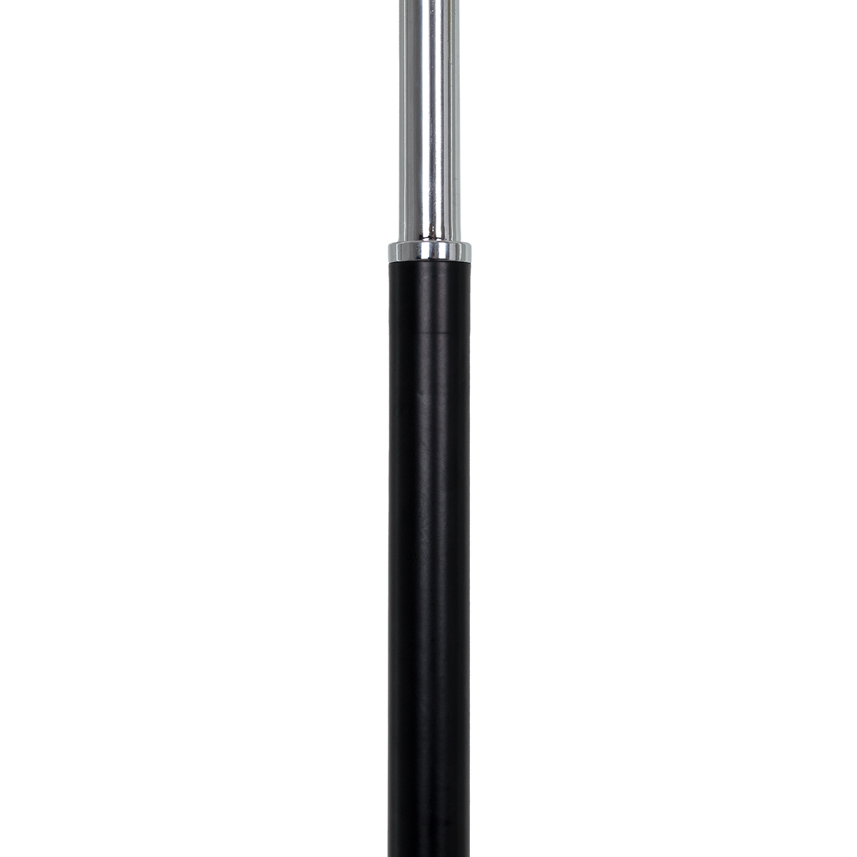 GloboStar® VERSA 00830 Μοντέρνο Επιδαπέδιο Φωτιστικό Μονόφωτο 1 x E27 IP20 Μαύρο & Ασημί Μέταλλο με Μαύρο Μάρμαρο - Μ14.5 x Π14.5 x Υ155cm