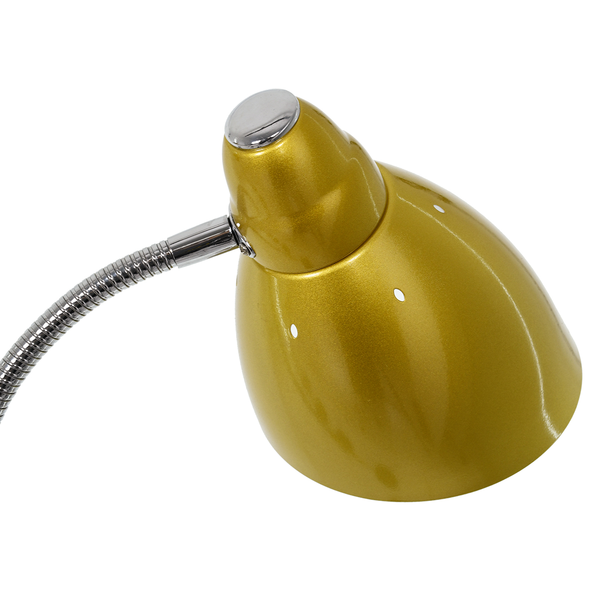 GloboStar® VERSA 00833 Μοντέρνο Επιδαπέδιο Φωτιστικό Μονόφωτο 1 x E27 IP20 Χρυσό & Ασημί Μέταλλο με Μαύρο Μάρμαρο - Μ15 x Π15 x Υ155cm