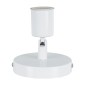 GloboStar® SARA 00842 Μοντέρνο Φωτιστικό Οροφής Σποτ Μονόφωτο 1 x E27 IP20 Λευκό Μέταλλο - Μ10 x Π10 x Υ10.3cm