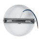 GloboStar® SARA 00842 Μοντέρνο Φωτιστικό Οροφής Σποτ Μονόφωτο 1 x E27 IP20 Λευκό Μέταλλο - Μ10 x Π10 x Υ10.3cm