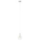 GloboStar® CAGE 00867 Vintage Κρεμαστό Φωτιστικό Πλέγμα Μονόφωτο 1 x E27 IP20 Λευκό Μέταλλο - Μ15 x Π15 x Υ22cm