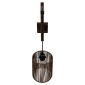 GloboStar® ARTI 00887 Vintage Επιτοίχιο Φωτιστικό Απλίκα Μονόφωτο 1 x E27 IP20 Καφέ Ξύλο με Καφέ Σχοινί - Μ18 x Π30 x Υ75cm