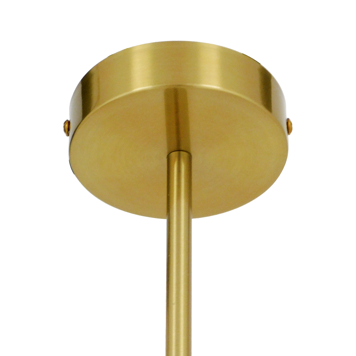 GloboStar® ISLA 00898 Μοντέρνο Φωτιστικό Οροφής Μπάλα Μονόφωτο 1 x E27 IP20 Χρυσό Μέταλλο με Λευκό Γυαλί - Μ20 x Π20 x Υ33cm