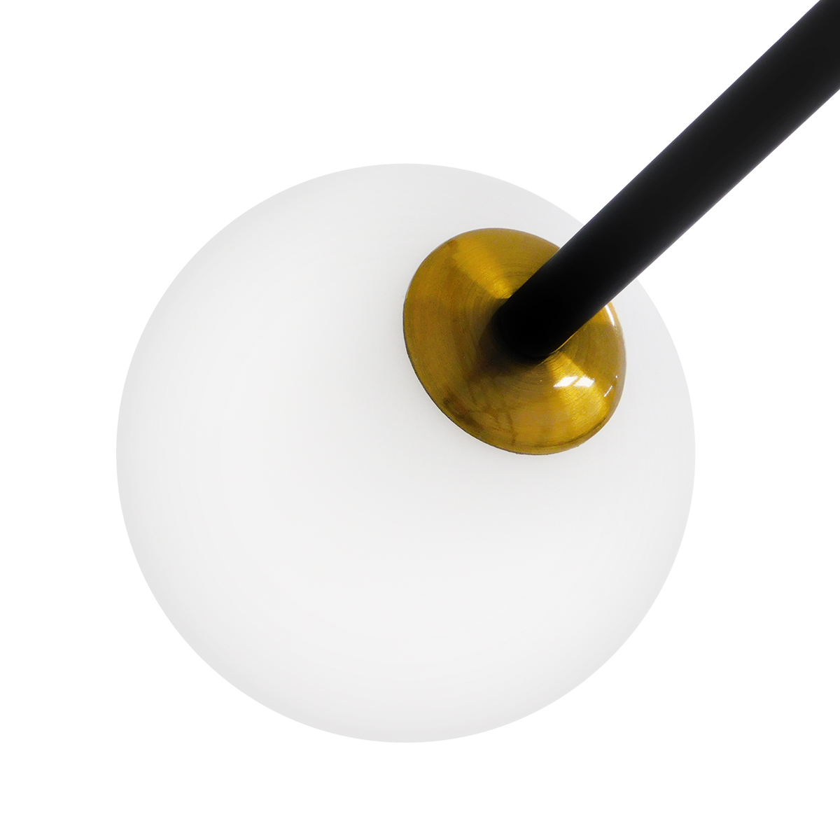 GloboStar® VELVET 00994 Μοντέρνο Φωτιστικό Οροφής Πλέγμα Πολύφωτο 6 x G9 IP20 Μαύρο & Χρυσό Μέταλλο - Μ80 x Π80 x Υ85cm