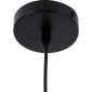 GloboStar® SHANGHAI 01025 Μοντέρνο Κρεμαστό Φωτιστικό Καμπάνα Σετ Τρίφωτο 3 x E27 IP20 Μαύρο & Χρυσό Μέταλλο - Μ79.5 x Π79.5 x Υ38cm