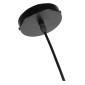 GloboStar® LIBBY 01097-1 Παιδικό Κρεμαστό Φωτιστικό Ανάρτηση Μονόφωτο 1 x E27 IP20 Κίτρινο Μέταλλο - Μ31 x Π31 x Υ100cm