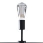 GloboStar® FERUM 01098 Μοντέρνο Φωτιστικό Οροφής Ράγα Πολύφωτο 11 x E27 IP20 Μαύρο Μέταλλο - Μ100 x Π30 x Υ77cm