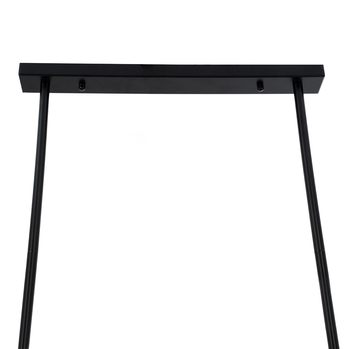 GloboStar® FERUM 01098 Μοντέρνο Φωτιστικό Οροφής Ράγα Πολύφωτο 11 x E27 IP20 Μαύρο Μέταλλο - Μ100 x Π30 x Υ77cm