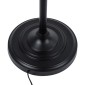 GloboStar® WYNGE 01101 Vintage Επιδαπέδιο Φωτιστικό Μονόφωτο 1 x E27 IP20 Μαύρο & Χρυσό Μέταλλο - Μ95 x Π27 x Υ174cm