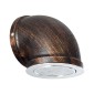GloboStar® ANTHY 01104 Φωτιστικό Τοίχου - Απλίκα LED Χάλκινο AC 220-240V IP44 - Μ15.2 x Π13.4 x Υ15.2cm - 2 Xρόνια Εγγύηση