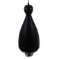 GloboStar® CARNEL 01106 Vintage Κρεμαστό Φωτιστικό Πλέγμα Μονόφωτο 1 x E27 IP20 Μαύρο Μέταλλο - Μ26 x Π26 x Υ70cm
