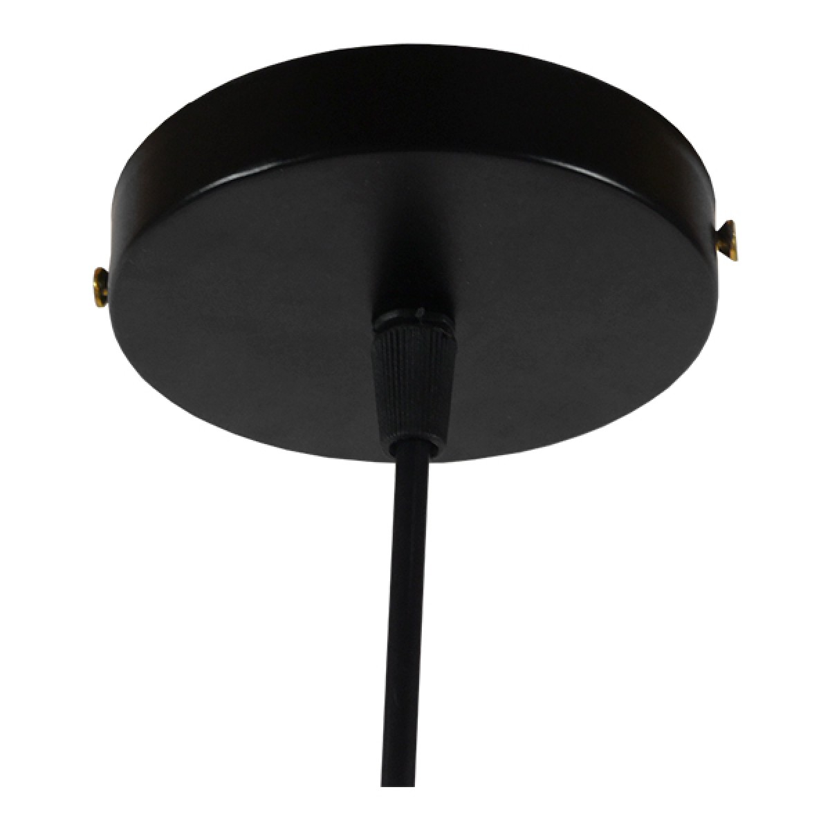 GloboStar® CARNEL 01106 Vintage Κρεμαστό Φωτιστικό Πλέγμα Μονόφωτο 1 x E27 IP20 Μαύρο Μέταλλο - Μ26 x Π26 x Υ70cm