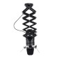 GloboStar® BROADWAY 01140 Vintage Φωτιστικό Οροφής Πλέγμα Μονόφωτο 1 x E27 IP20 Μαύρο Μέταλλο - Μ28 x Π25 x Υ100cm